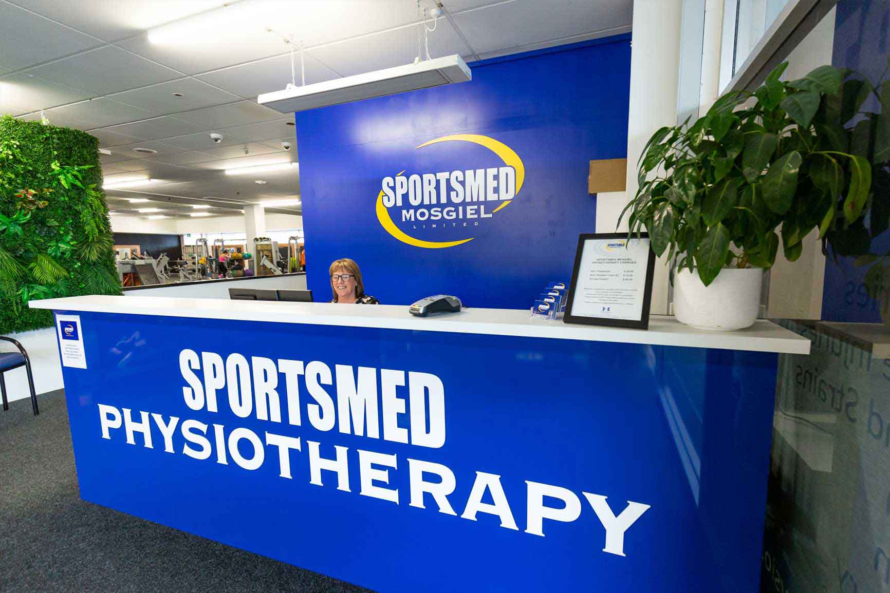 sportsmed mosgiel physiotheraphy reception